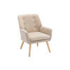 SESSEL - Stoff - Beige - SERINO - Beige, Textil (68/79/65cm) - Vente-Unique