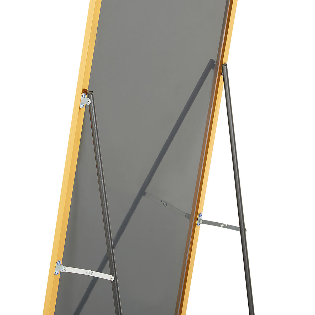 STEHSPIEGEL gold rechteckig 50/156 cm Beauvais - Goldfarben, Metall (7/156/50cm) - Beliani