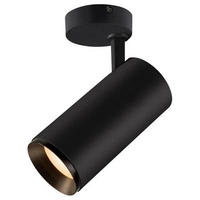 DECKENSTRAHLER Numinos - Schwarz, Metall (5/5/10cm) - SLV