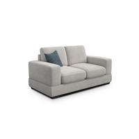 SOFA OTTO 2-Sitzer, creme - Creme/Schwarz, Holz/Textil (171/89/98cm) - Courtois Laville