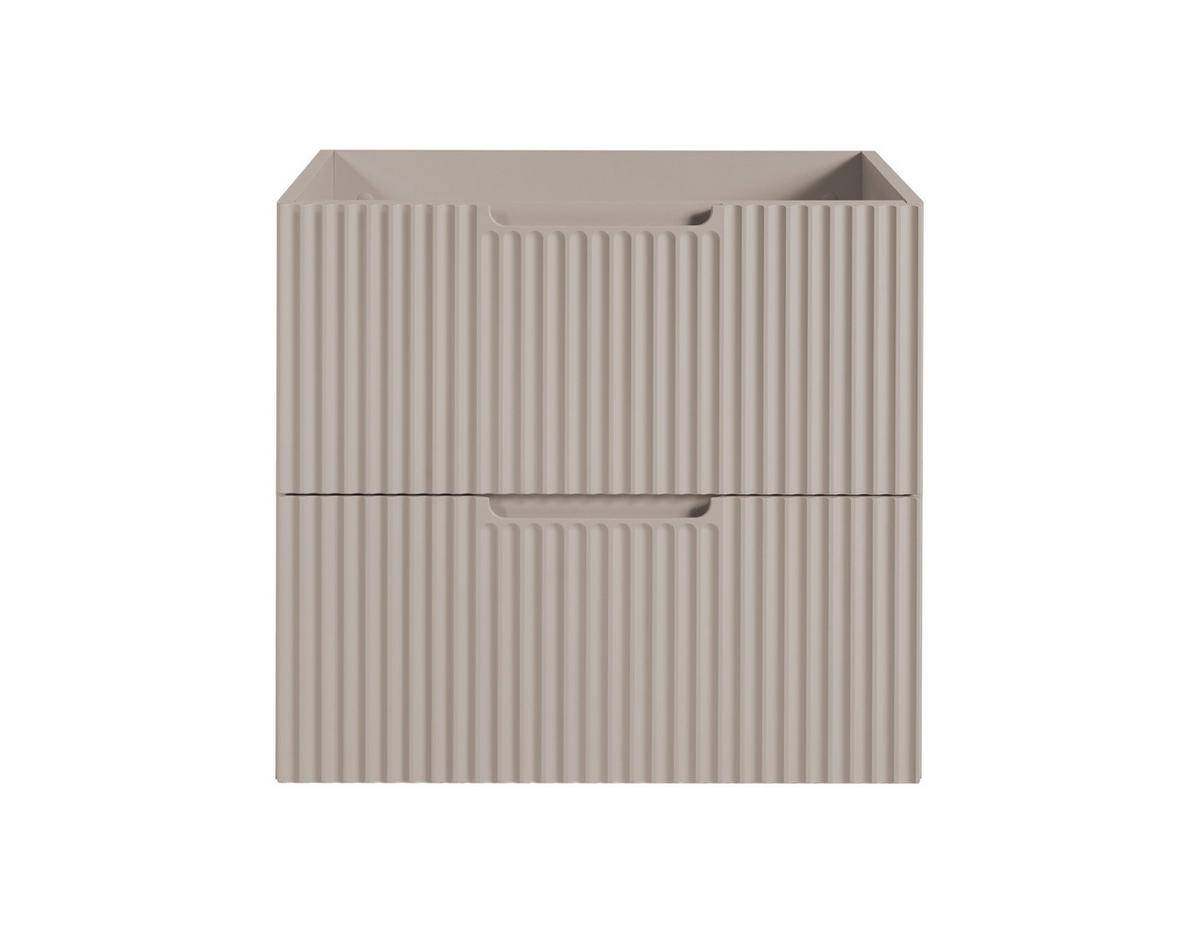 BADEZIMMERSCHRANK : Kaschmir, 60 x 57 x 46 cm - Beige, Holzwerkstoff (60/57/46cm) - 3XE LIVING