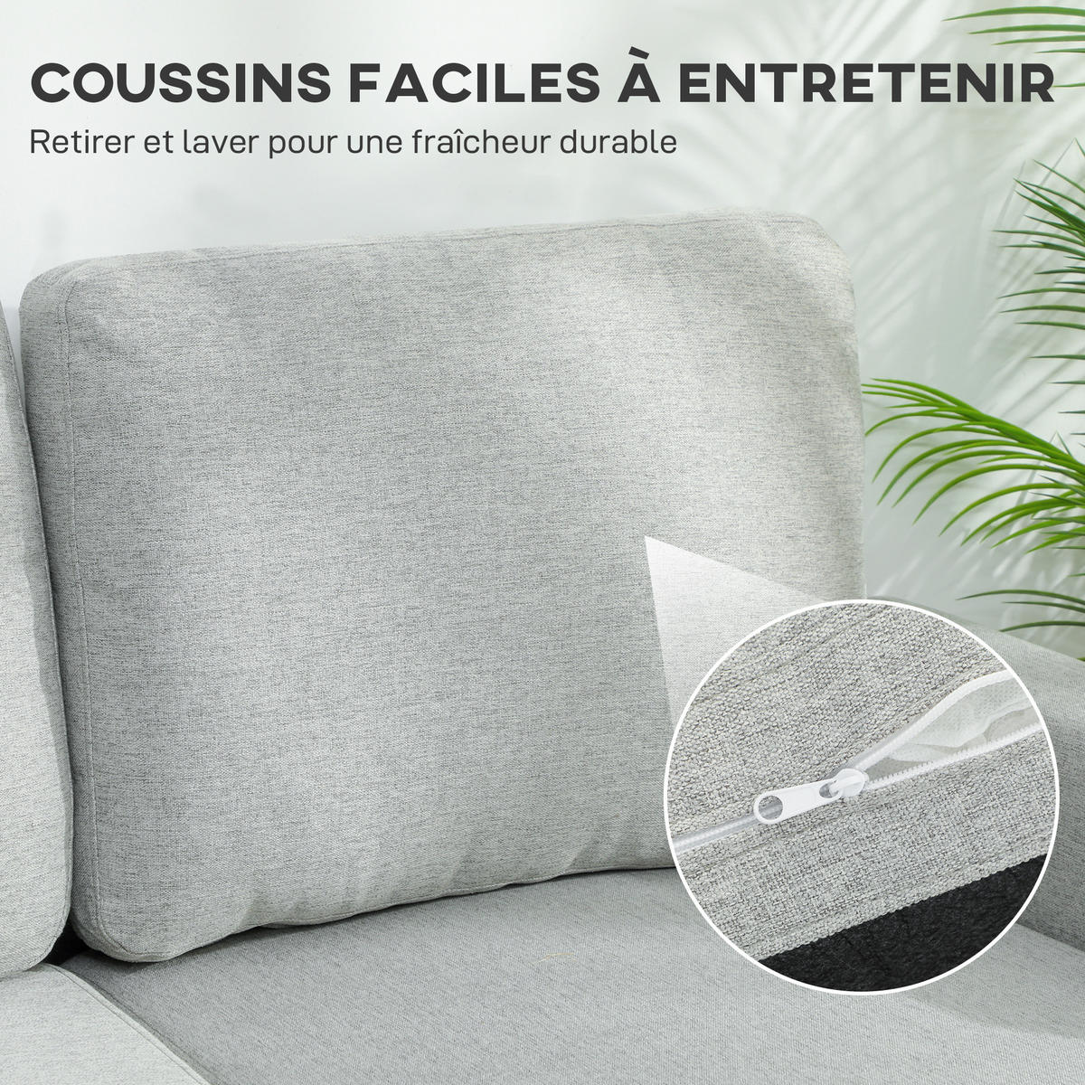 ECKSCHLAFSOFA DE-14616 mit Bettfunktion und Stauraum Hellgrau - Hellgrau, Textil (129/197cm) - ComfortXL