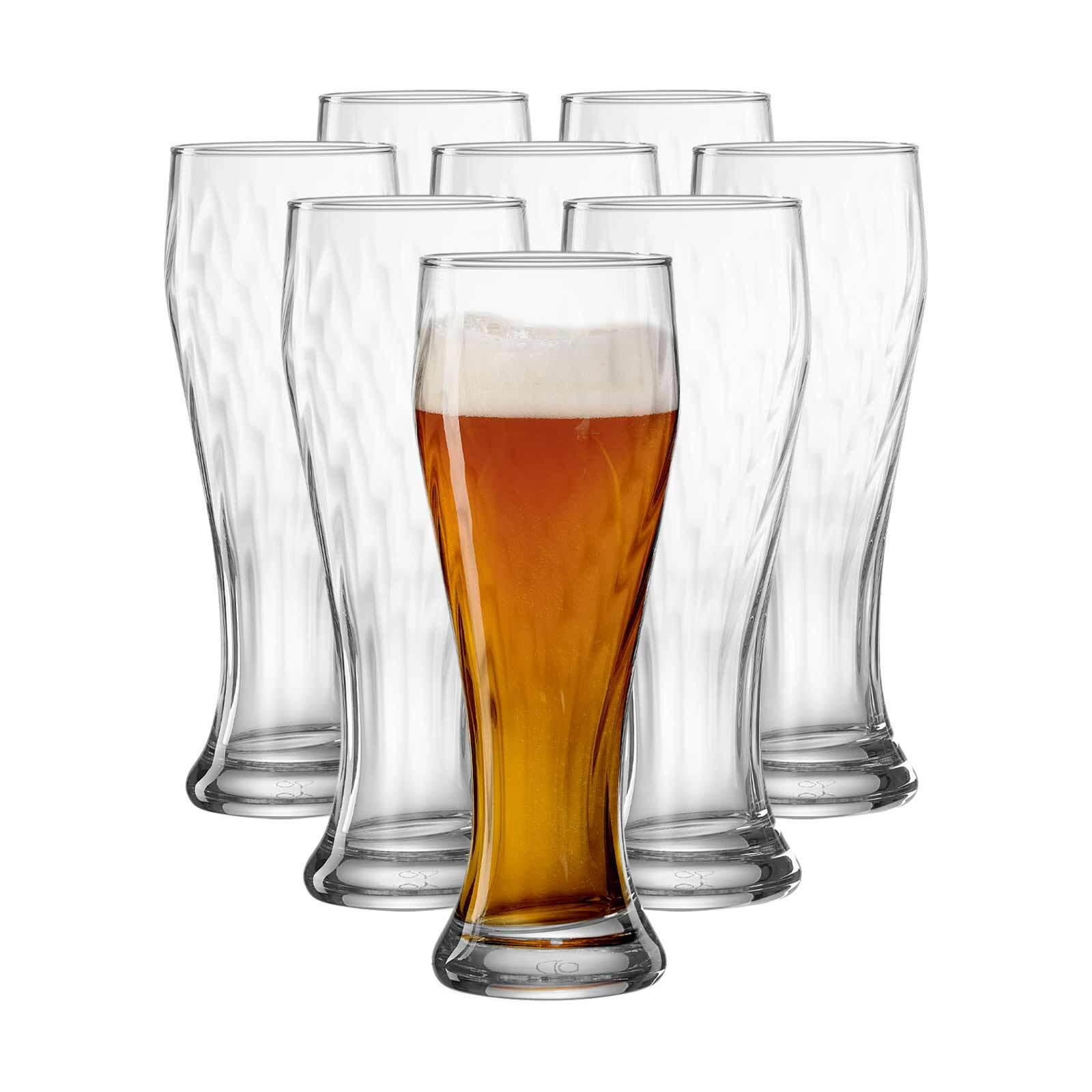 WEIZENBIERGLÄSER Noa transparent 0,5 Liter 8er Set - Transparent, Glas (0.5L) - Ritzenhoff Breker