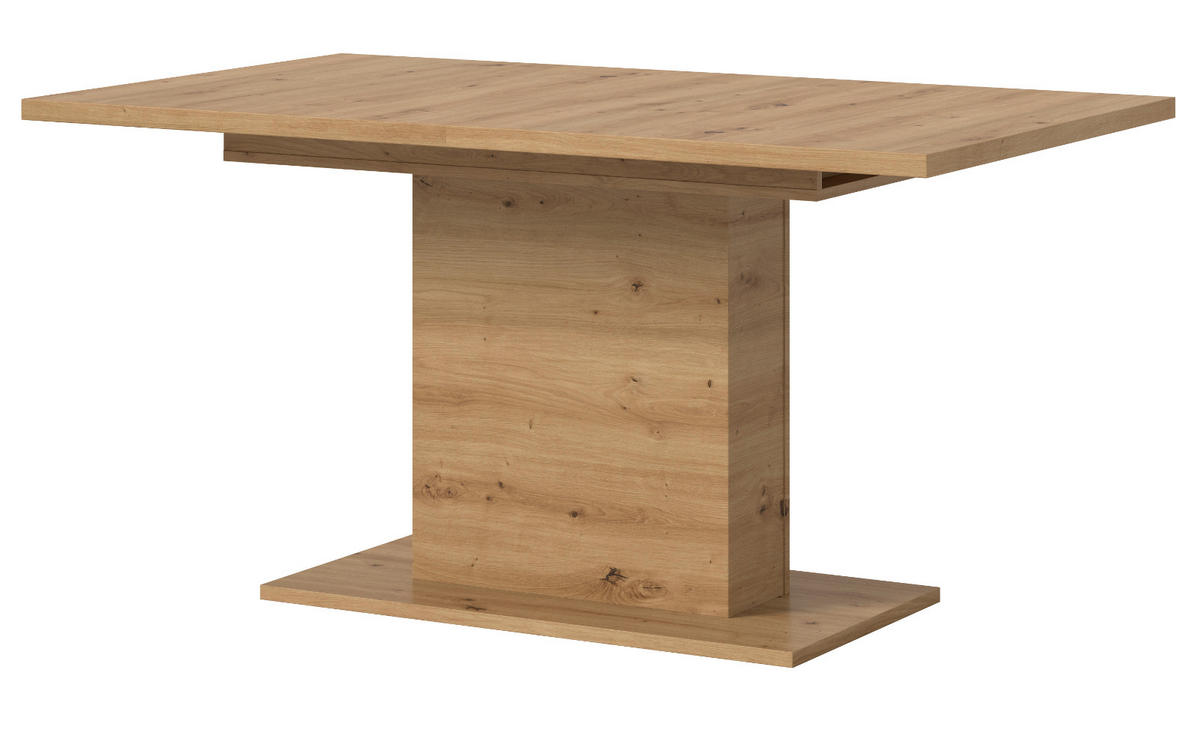 ESSTISCH Eiche Artisan, Küchentisch ausziehbar 150 - 190 cm - Eiche Artisan, Holzwerkstoff/Metall (150/90/76cm) - Inn.Furn