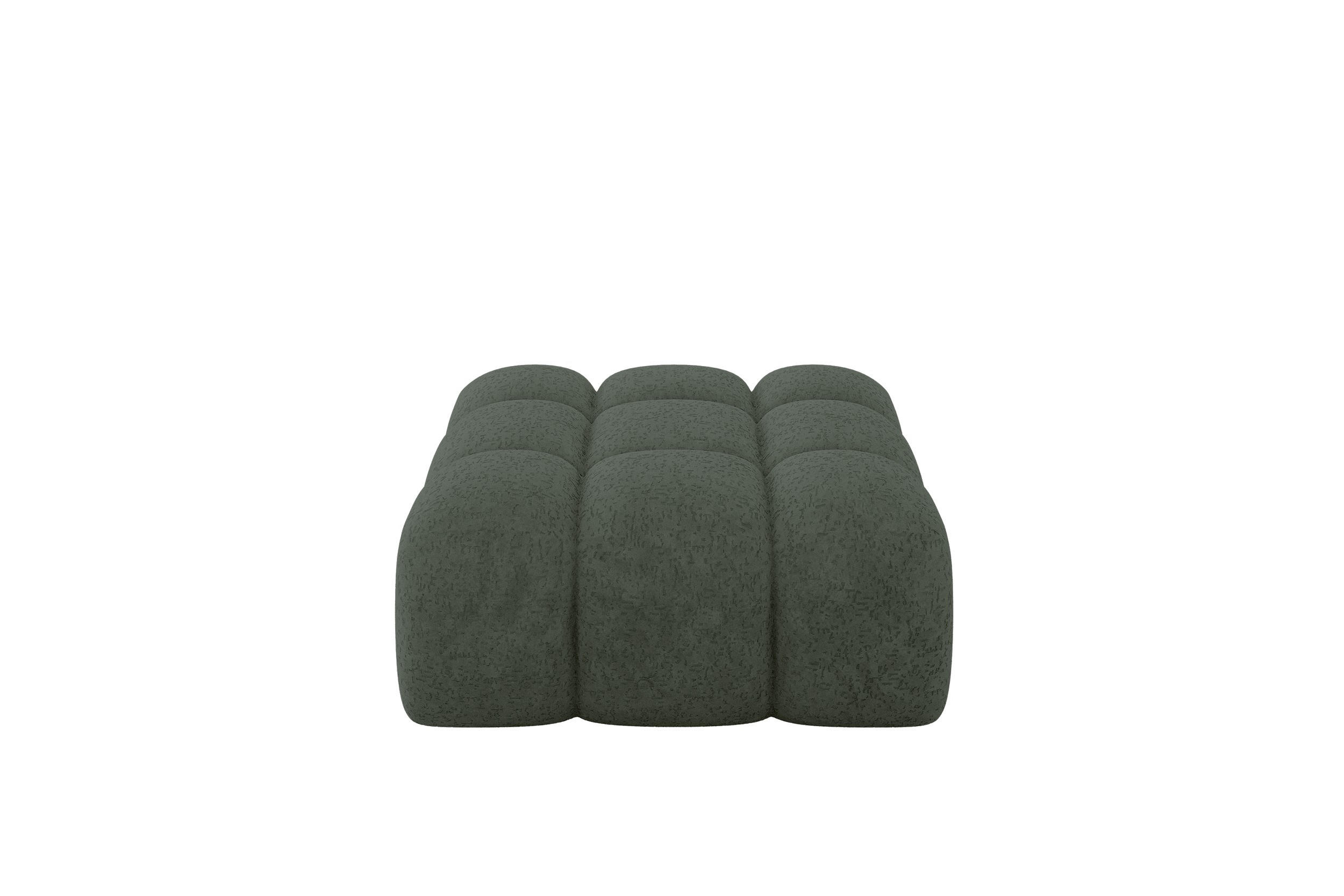 ALTDECOR TABURET OLEA-PUF 91x87x44 cm Zelená Žinylka