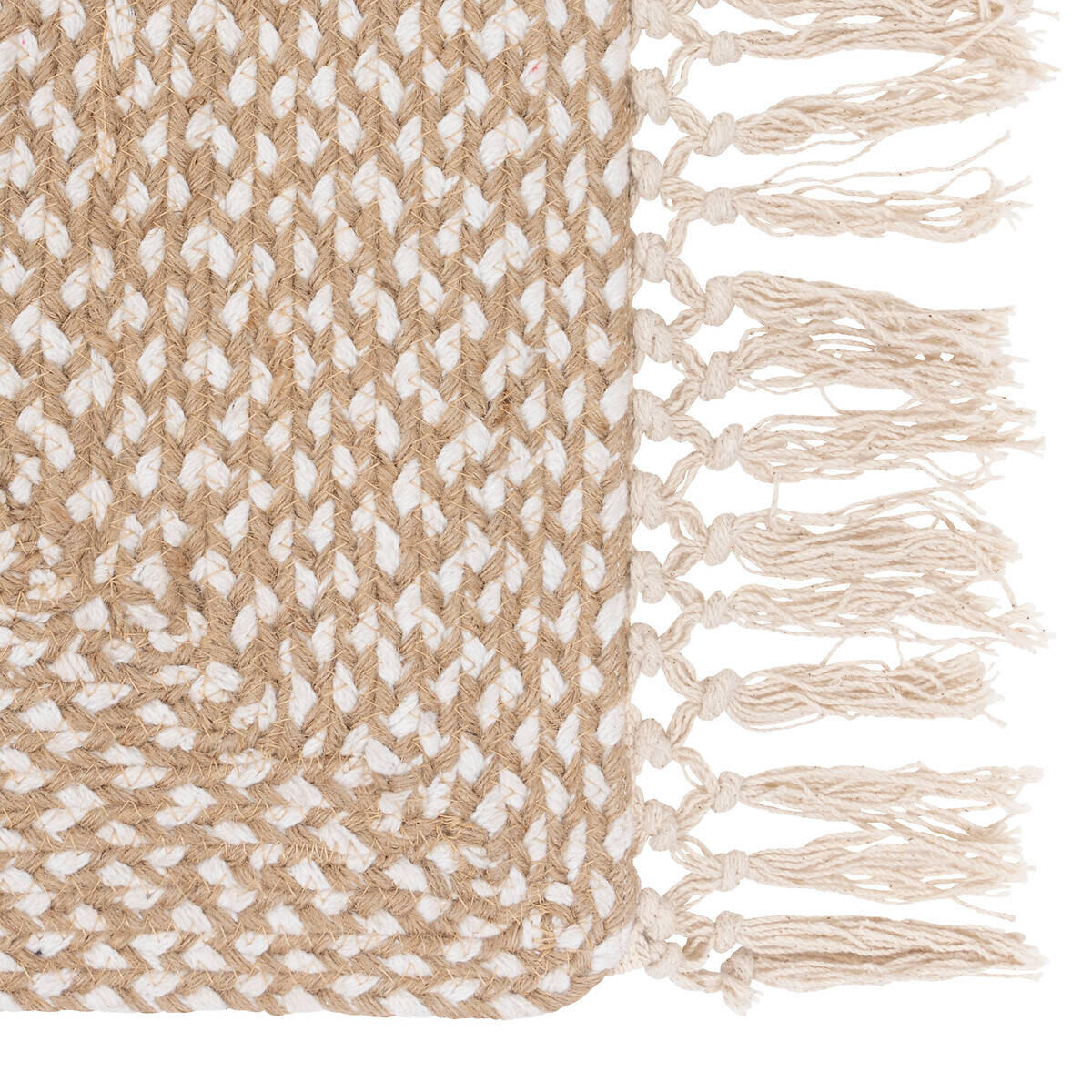 TEPPICH Floral 80/200 cm - Beige, Naturmaterialien (80/200cm) - Atmosphera Createur d´interieur