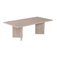 COUCHTISCH mit rechteckiger Platte 119/60/40 cm - Hellbraun, Holzwerkstoff (119/60/40cm) - Calicosy