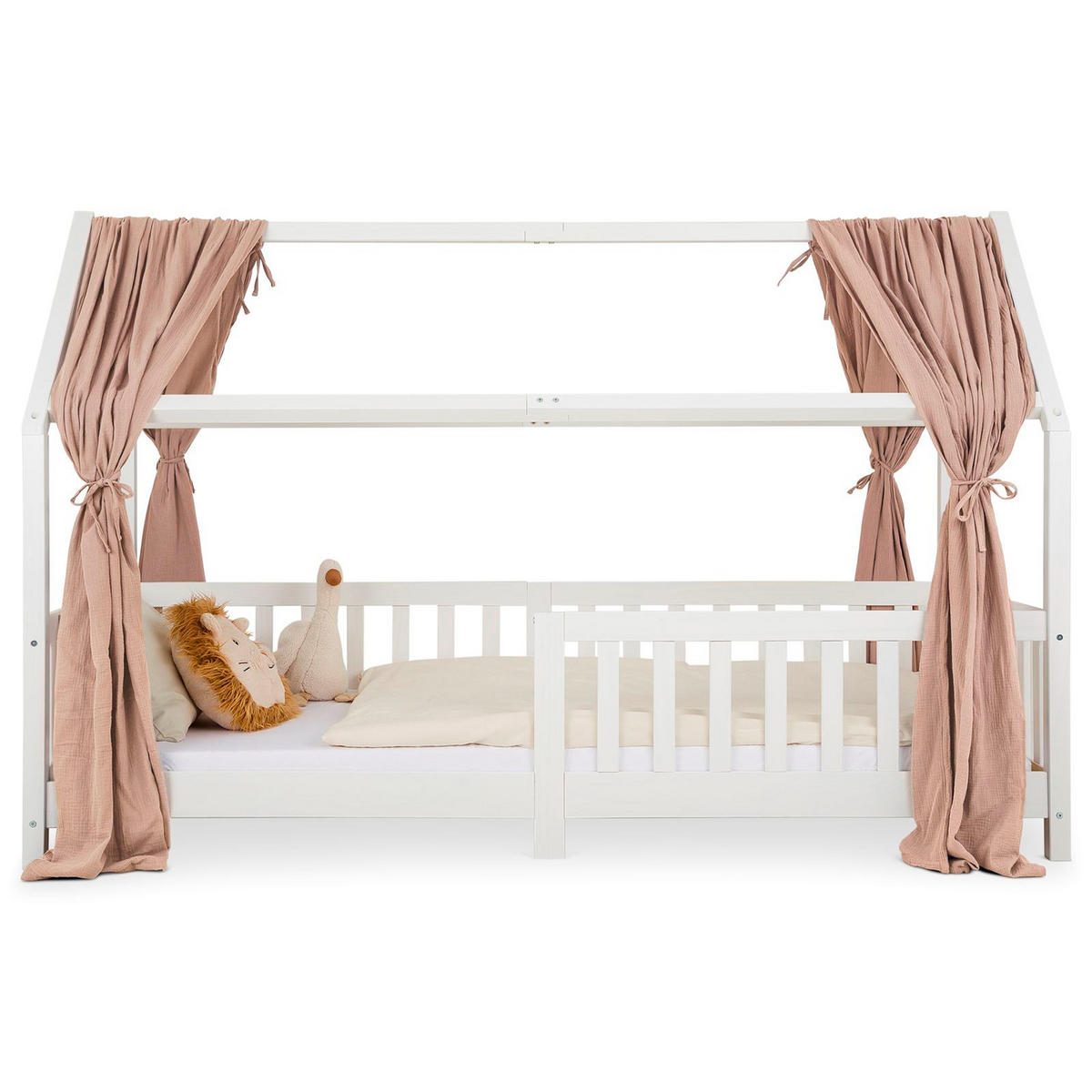 HAUSBETT-HIMMEL NENA - Taupe, Textil - IDIMEX