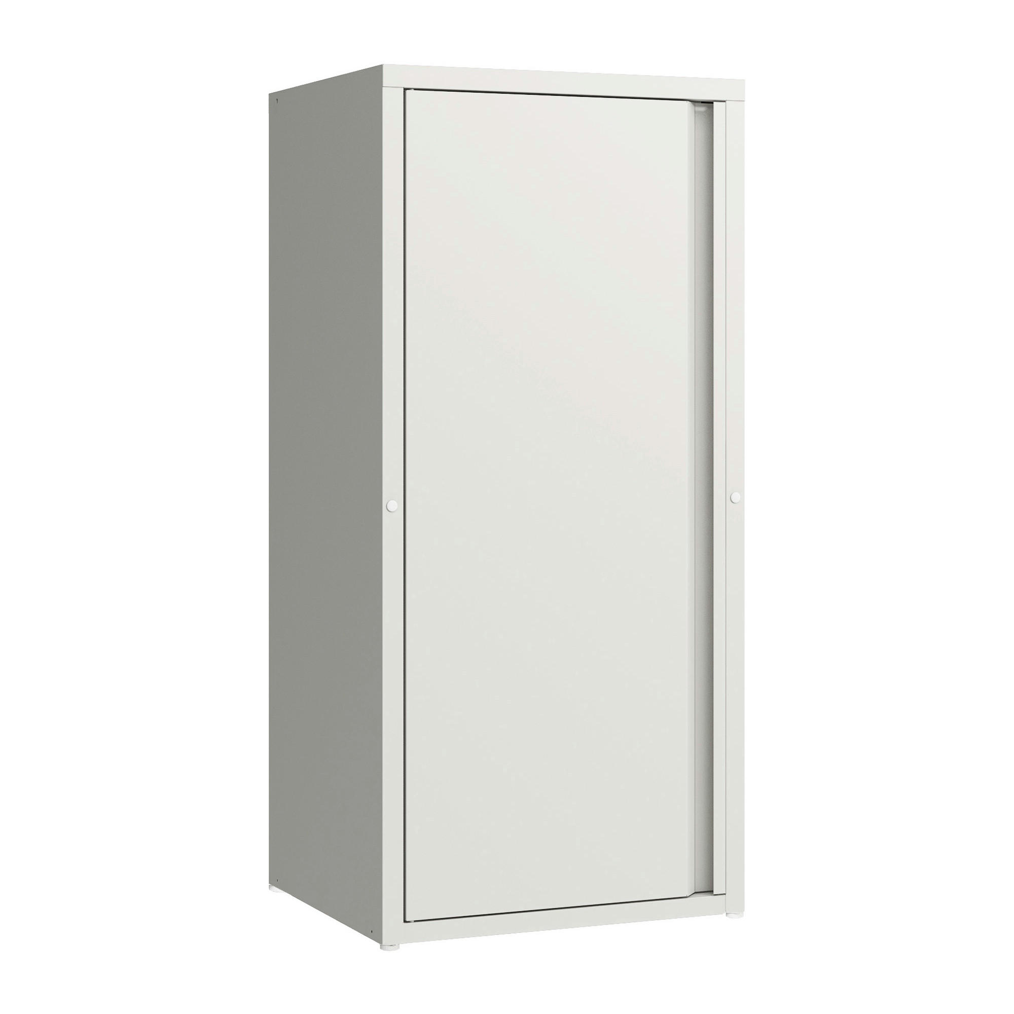 AKTENSCHRANK Burlöv - Weiß, Metall (40/88/35cm) - [en.casa]