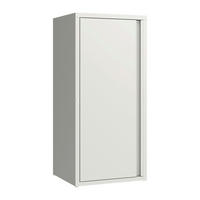 AKTENSCHRANK Burlöv - Weiß, Metall (40/88/35cm) - [en.casa]