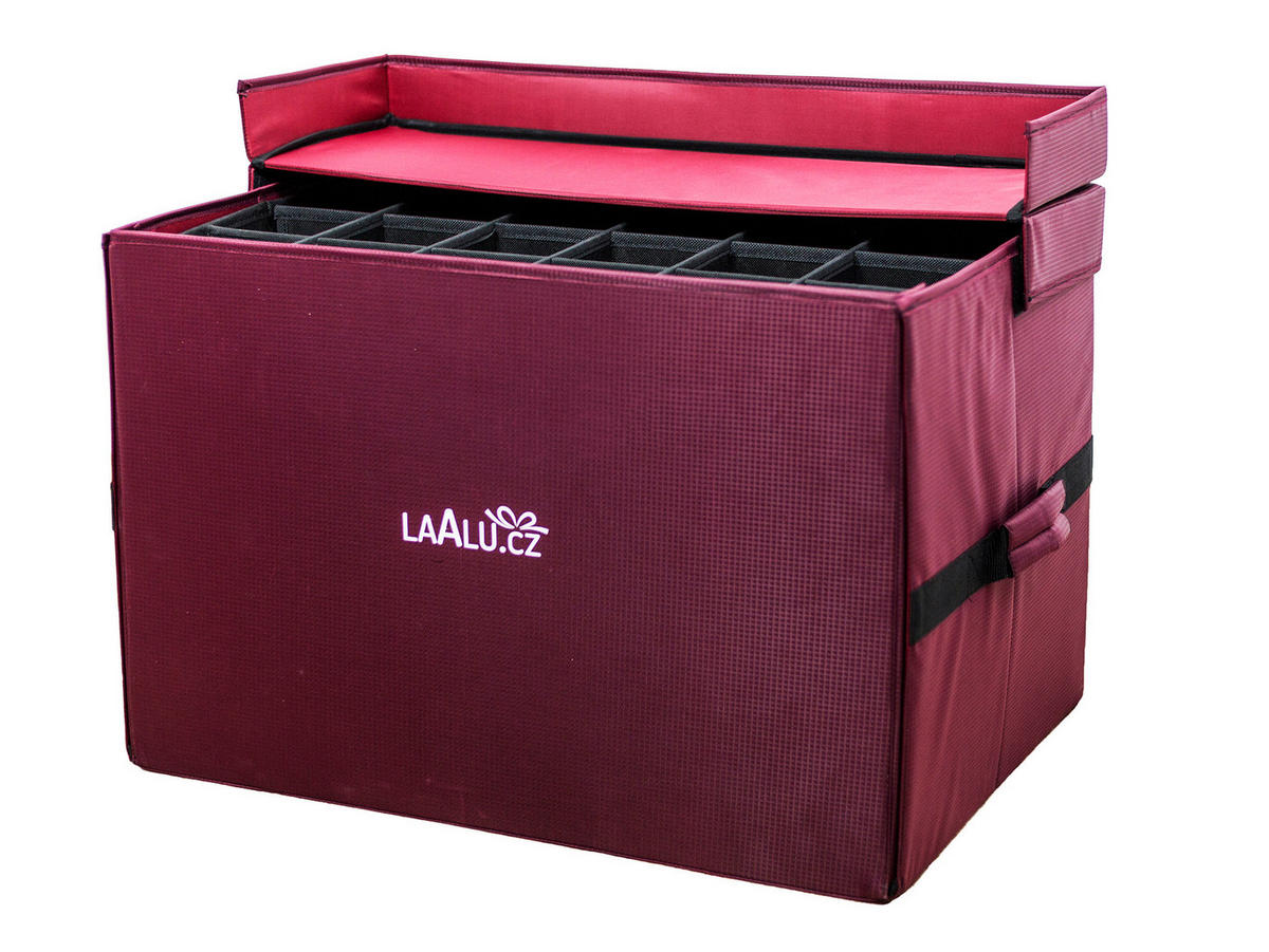 LAALU CHRISTBAUMKUGEL-SET 169 Stück in Box SANTA CLAUS für Weihnachtsbaum 240-270 cm - Rot/Goldfarben, Kunststoff/Textil (55/50/75cm) - LAALU