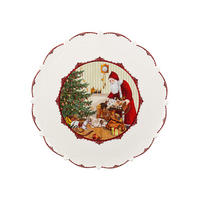GEBÄCKTELLER "SANTA BRINGT GESCHENKE" Toy's Fantasy bunt ø 42,8 cm - Multicolor, Keramik (42.8/2.5/42.8cm) - Villeroy & Boch
