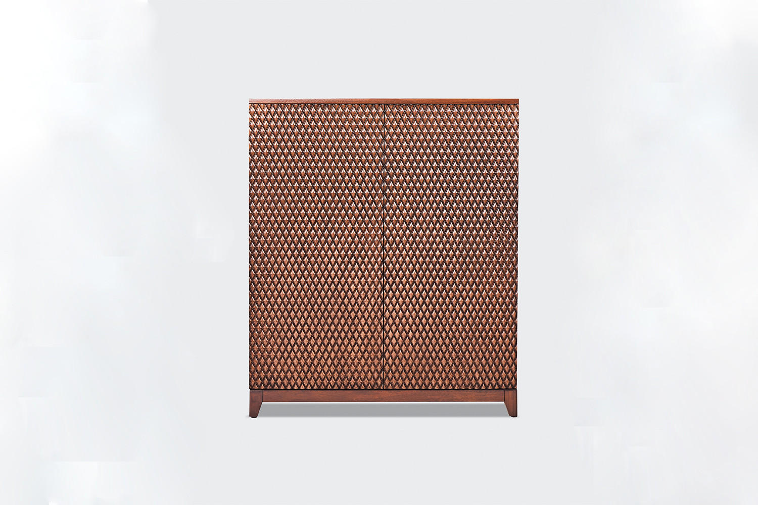HIGHBOARD COPAS Braun Holz - Braun, Eichenholz/Holz (100/120/40cm) - KAWOLA
