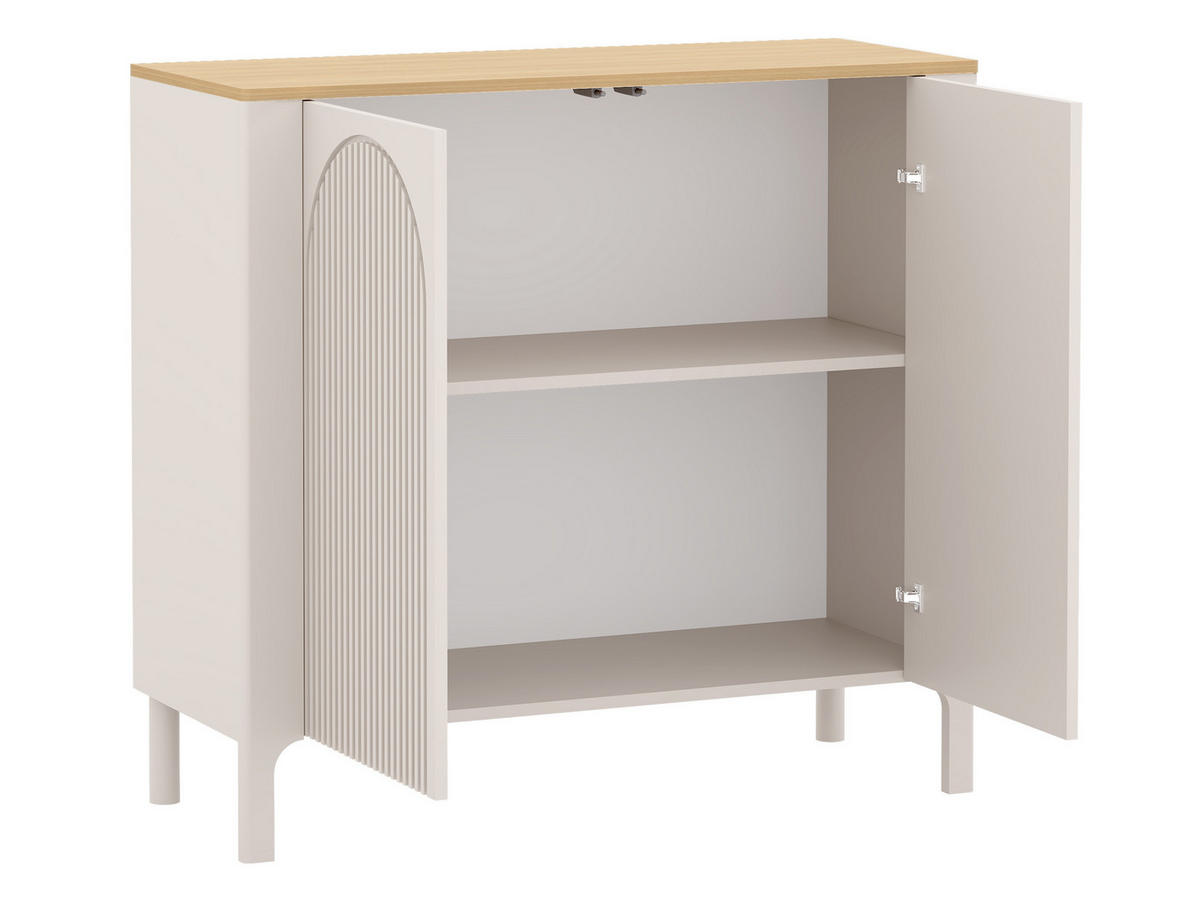 KOMMODE Marbella 02 - Kaschmir, Holzwerkstoff (103/96/41cm) - MIRJAN24