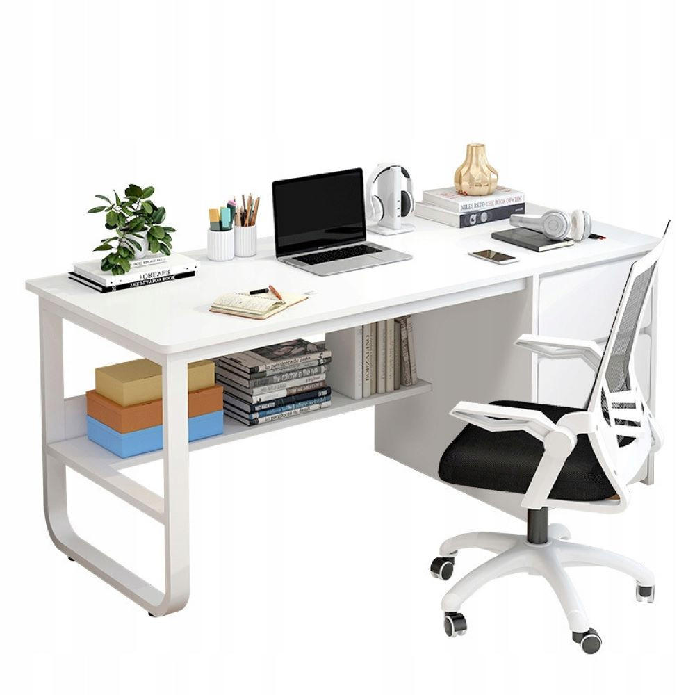 COMPUTERTISCH, weiß 100/50/73.5 cm - Weiß, Holzwerkstoff (100/50/73.5cm) - Rebiko