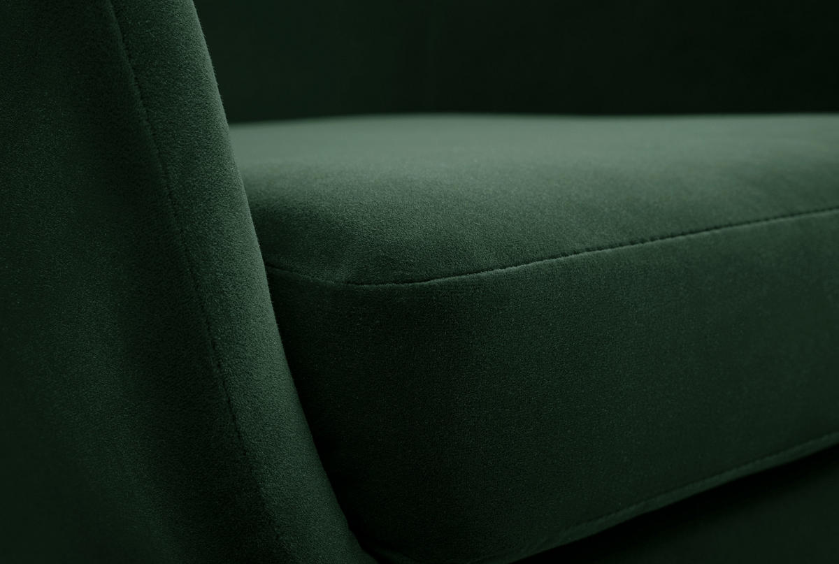 SESSEL SEDUTA, Modern Polstersessel Loungesessel, Velours-Stoff Grün - Grün, Holz/Metall (72.5/101.5/83cm) - MASSENO