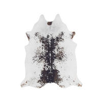 TEPPICH im Kuhfell-Stil grau - Grau, Textil (155/190cm) - AFK Living