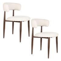 ESSZIMMERSTUHL Stanley - 2 er Set - Beige/Braun, Metall (57.5/79/48cm) - Housecraft Living
