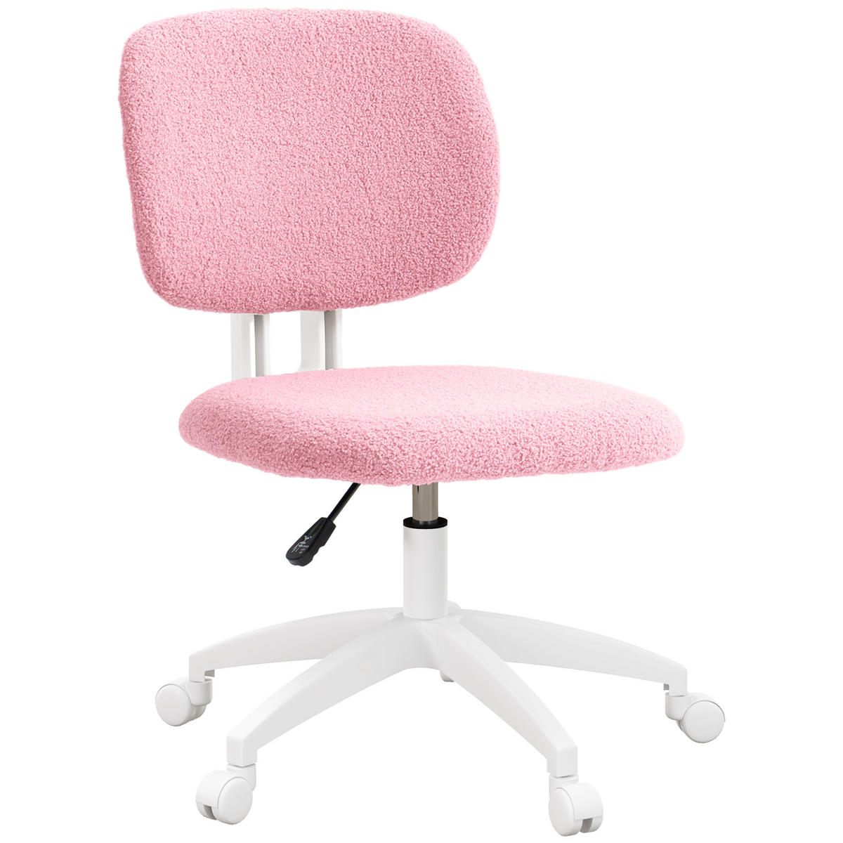 DREHSTUHL DE-05268 Drehbar, höhenverstellbar & gepolstert Rosa - Rosa, Kunststoff (53/90/48cm) - ComfortXL