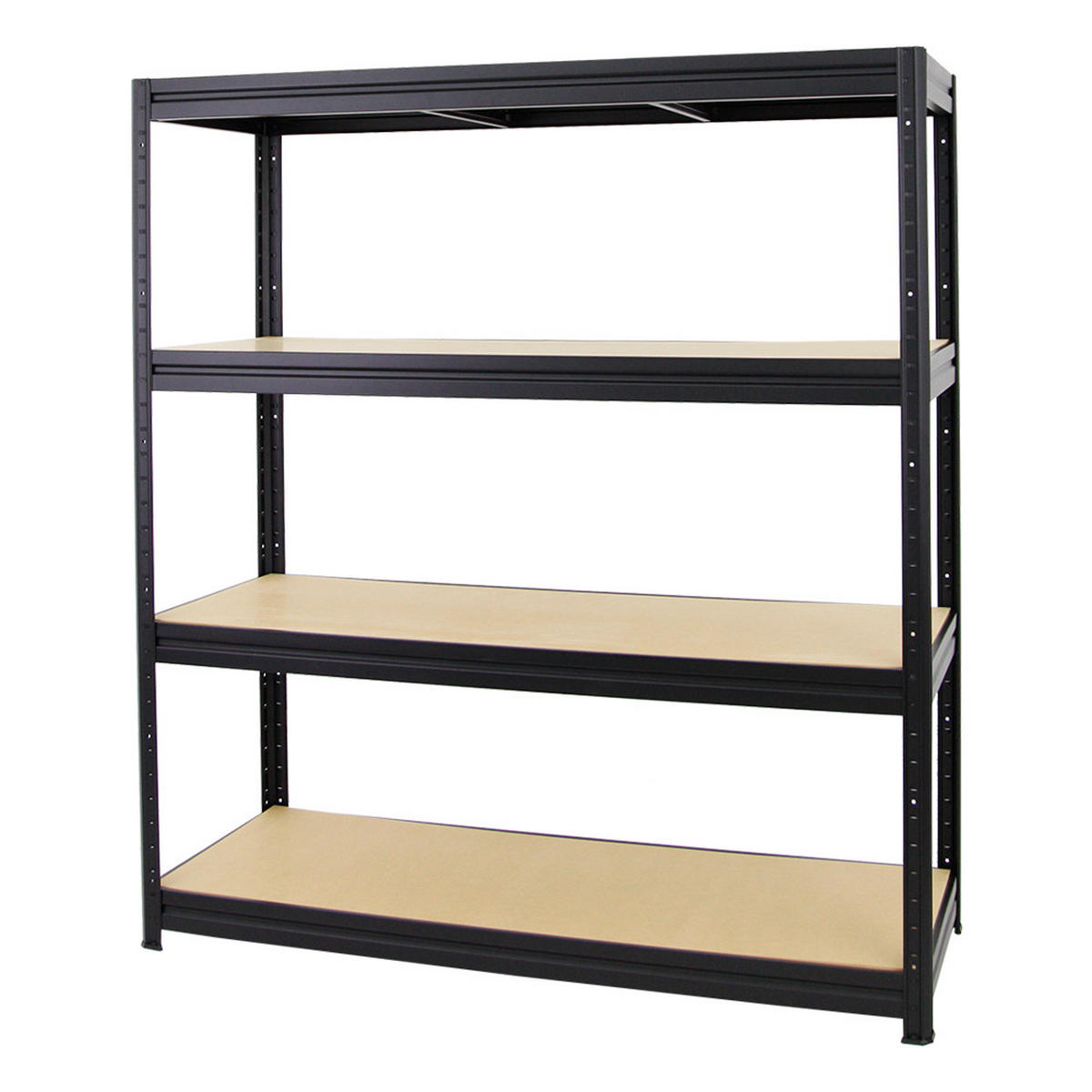 SCHWERLASTREGAL Dino 180x160x60 cm Fachlast 600 kg Schwarz - Schwarz, Metall (160/180/60cm) - PROREGAL