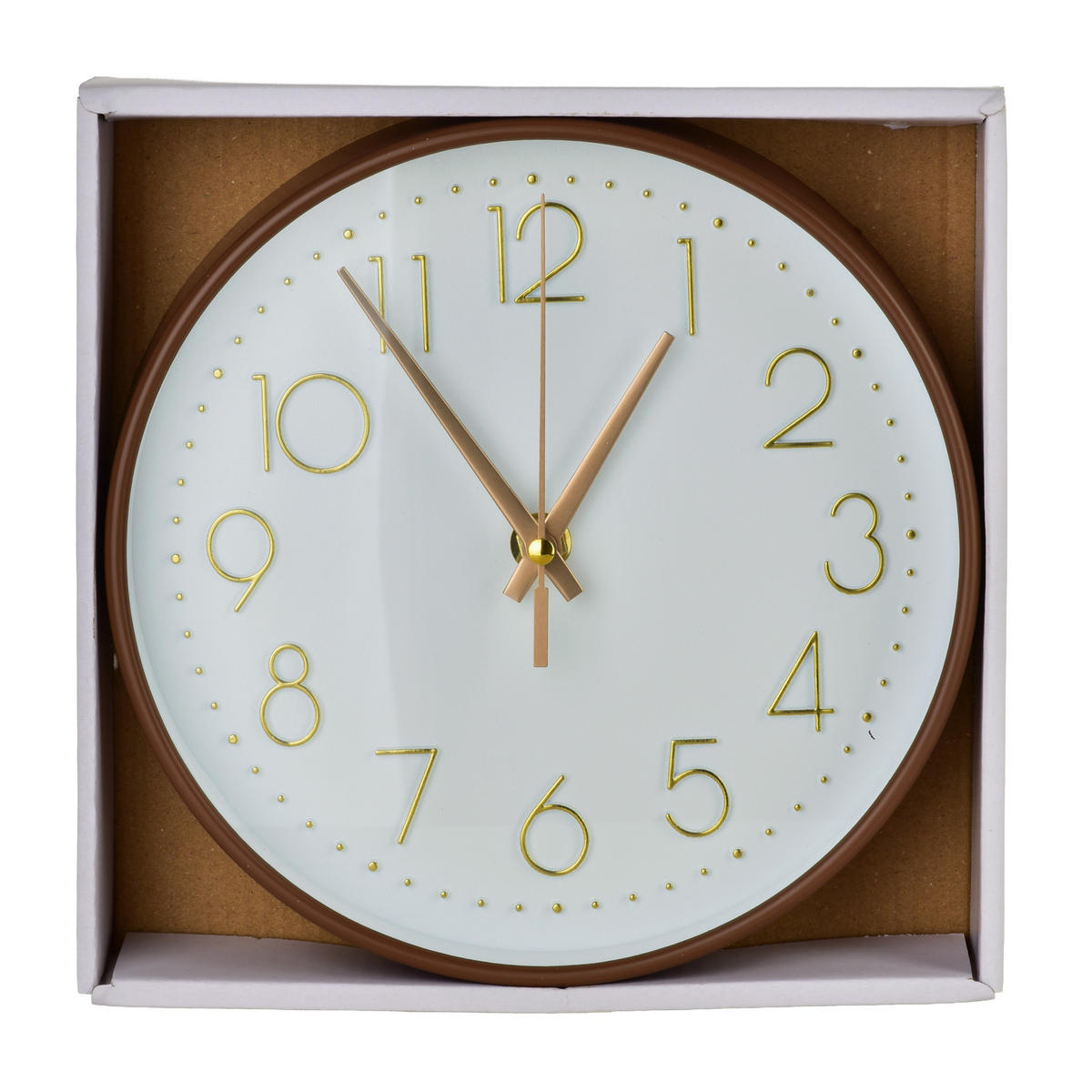 WANDUHR Ramsey Braun 20/4/20 cm Kunstoff - Braun, Kunststoff (20/20/4cm) - Mondex