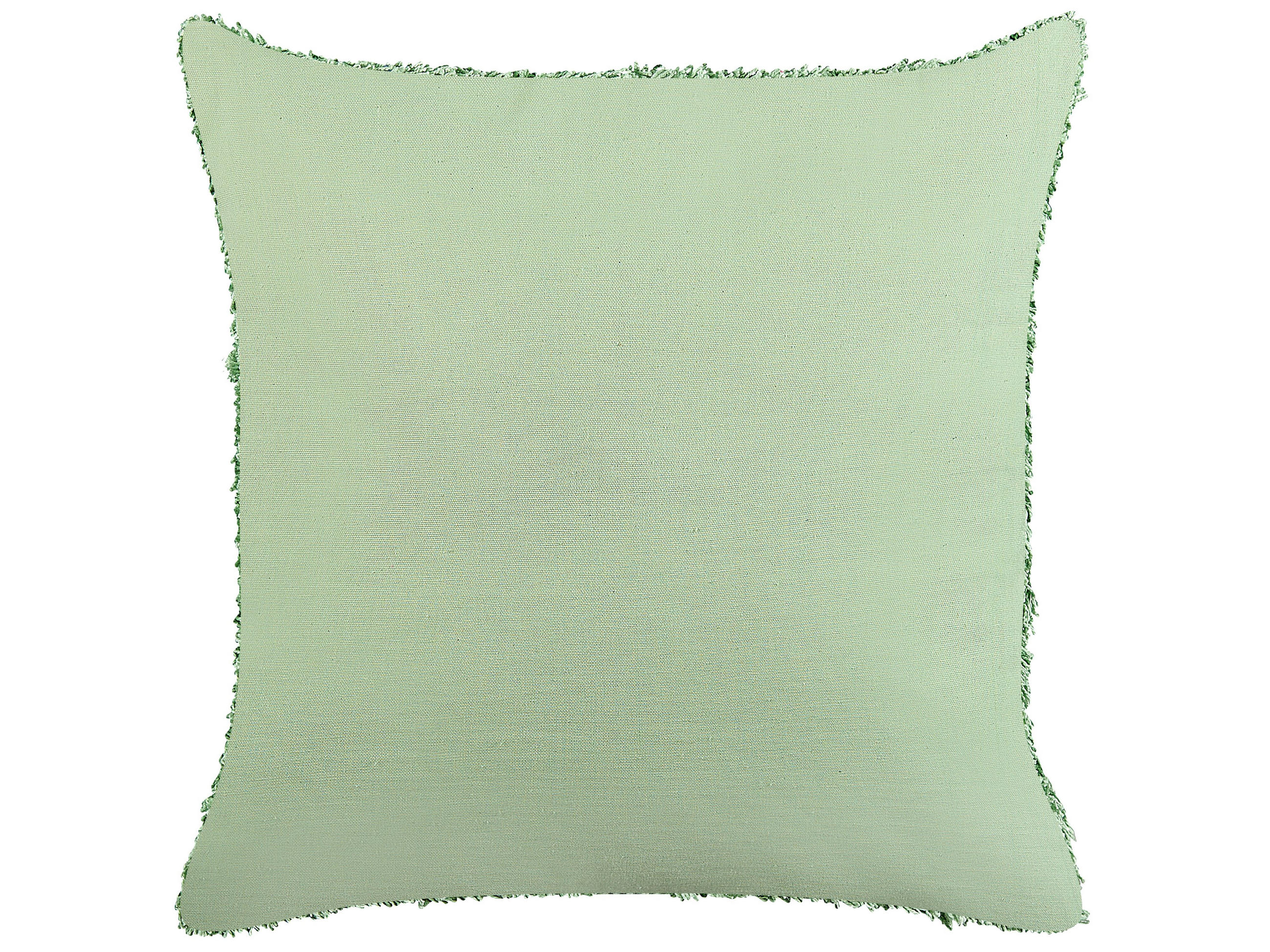 DEKOKISSEN Hellgrün 45/45 cm Rhoeo - Hellgrün, Naturmaterialien/Textil (45/45cm) - Beliani