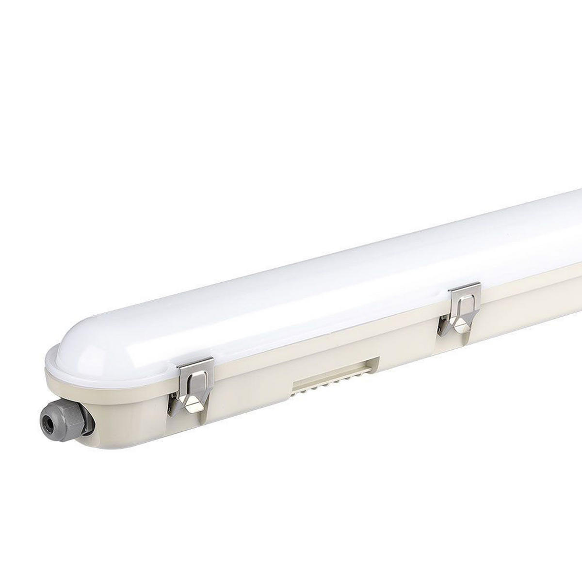 LED DECKENLEUCHTE Kunststoff Weiß - Weiß, Kunststoff (150/7.8/7.2cm)
