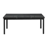 GARTENTISCH - 6 Personen, 8 Personen - Metall - Anthrazitgrau - - Anthrazit, Metall (100/180/76cm) - Vente-Unique