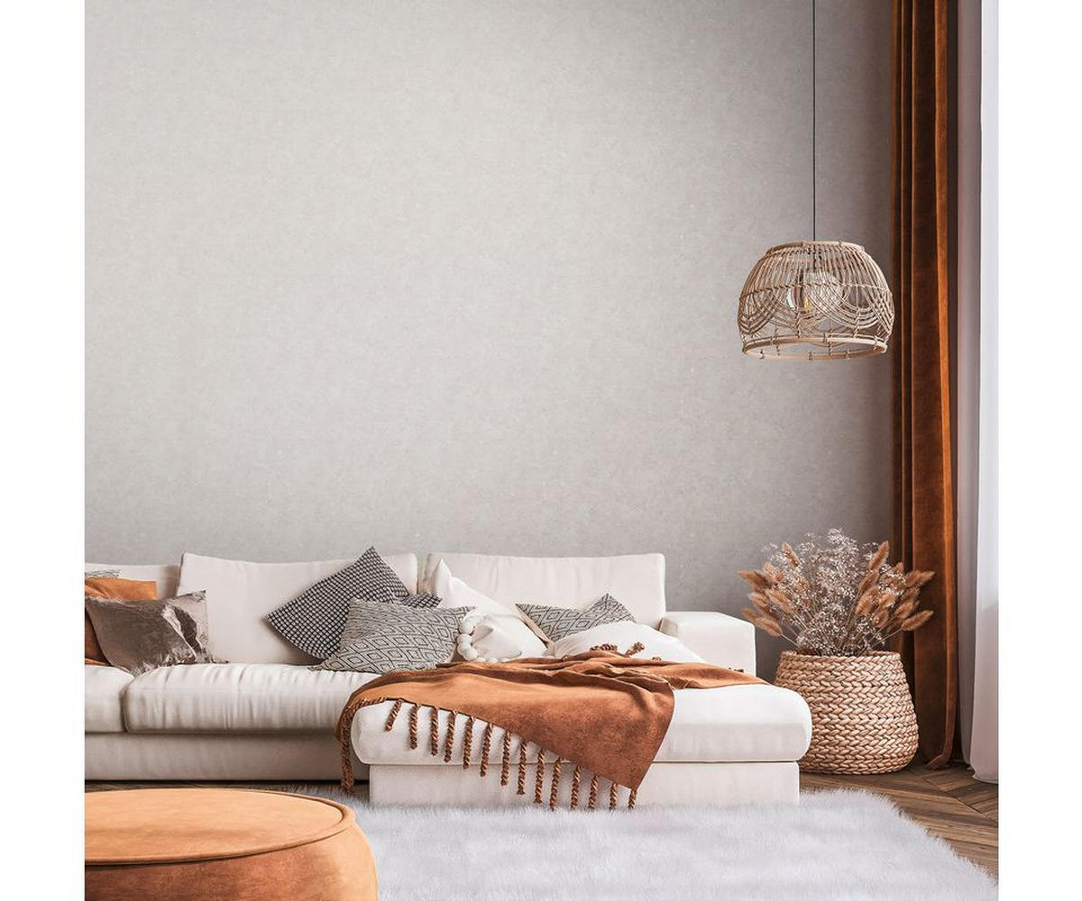 VLIESTAPETE Beige 53/1005 cm - Beige, Textil (53/1cm) - KUNSTLOFT