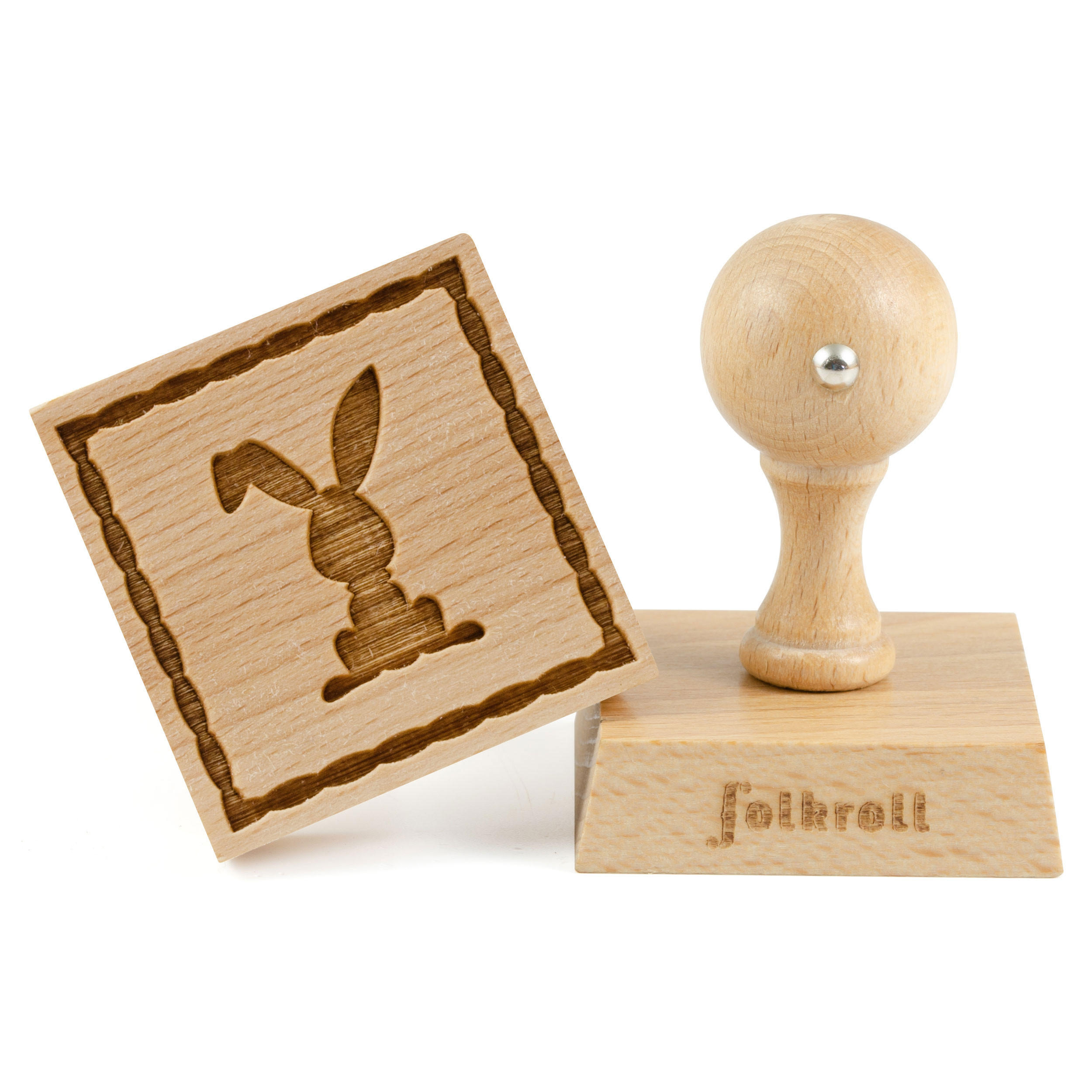 Folkroll Keksstempel Braun 5.5x7x5.5 cm