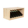WEINREGAL Vincellar Mod 30x60x30 cm Schräg Modul Für 6 Flaschen Massives Kiefernholz Natur - Naturfarben, Holz (60/30/30cm) - PROREGAL