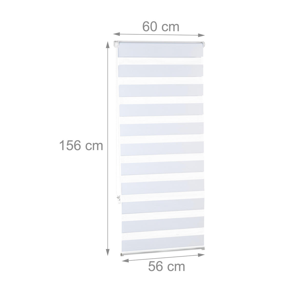 DOPPELROLLO Klemmfix - Multicolor, Kunststoff/Textil (59.5/156/6.5cm) - Relaxdays