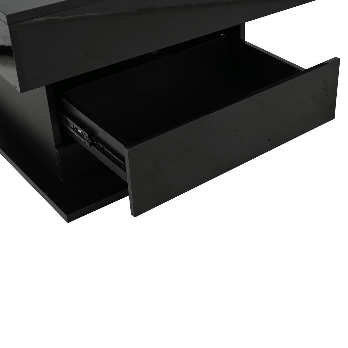 COUCHTISCH Schwarz - Schwarz, Holzwerkstoff (70/70/45cm)