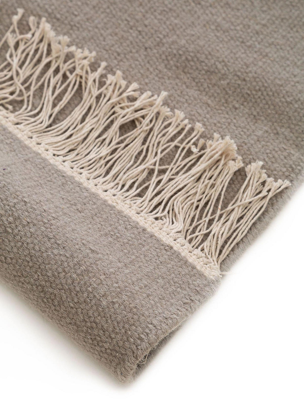 WOLLTEPPICH Liv Hellgrau 80x150 cm - Grau, Textil (80/1cm) - KUNSTLOFT