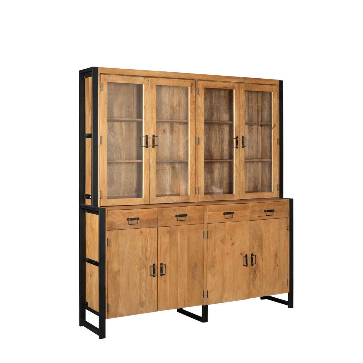 VITRINE Boaz Braun 45/200/220 cm - Braun, Holz (200/220/45cm) - Starfurn