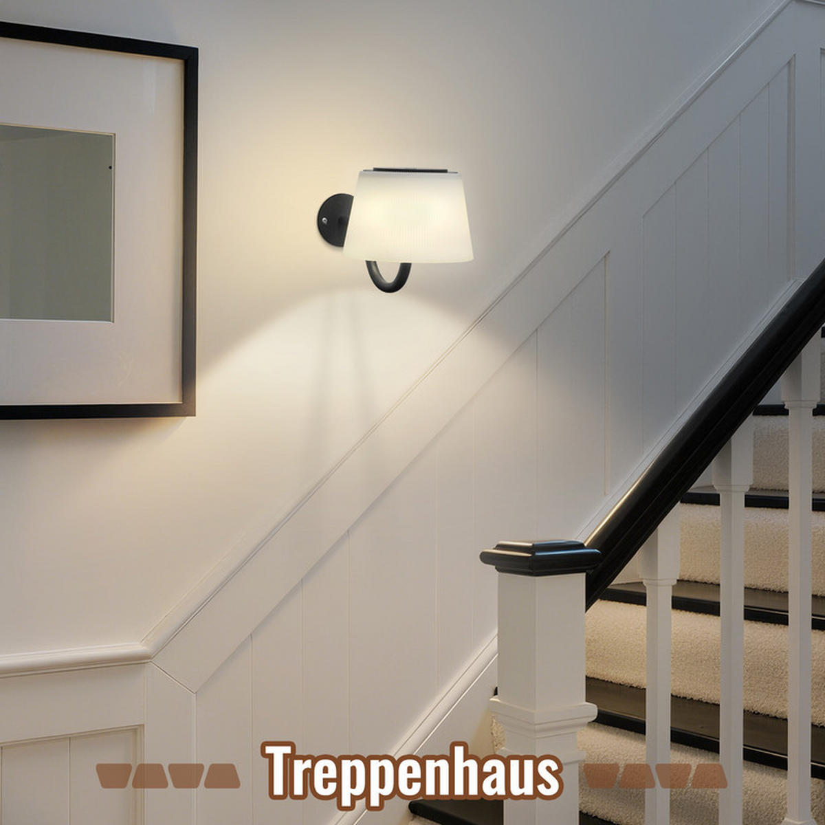 NÁSTĚNNÉ LED svítidlo Yarbro 18/13/13 cm (sada 2 ks) - černá, plast (13/13/18cm) - Nettlife