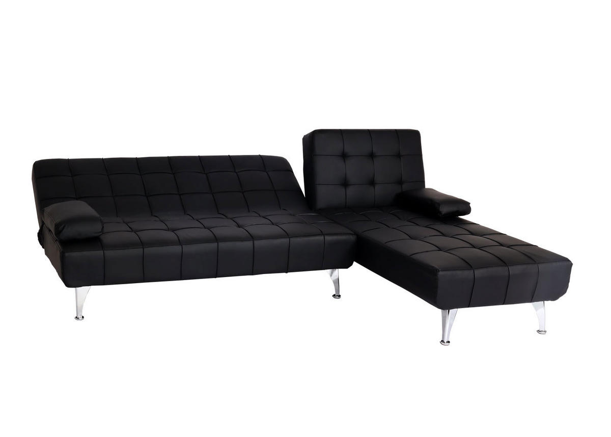 SCHLAFSOFA Schwarz - Schwarz, Textil (236/95cm) - MCW