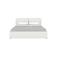POLSTERBETT Skalo 120x200 cm, Cremeweiß - Creme, Textil (120/200cm) - Fedve