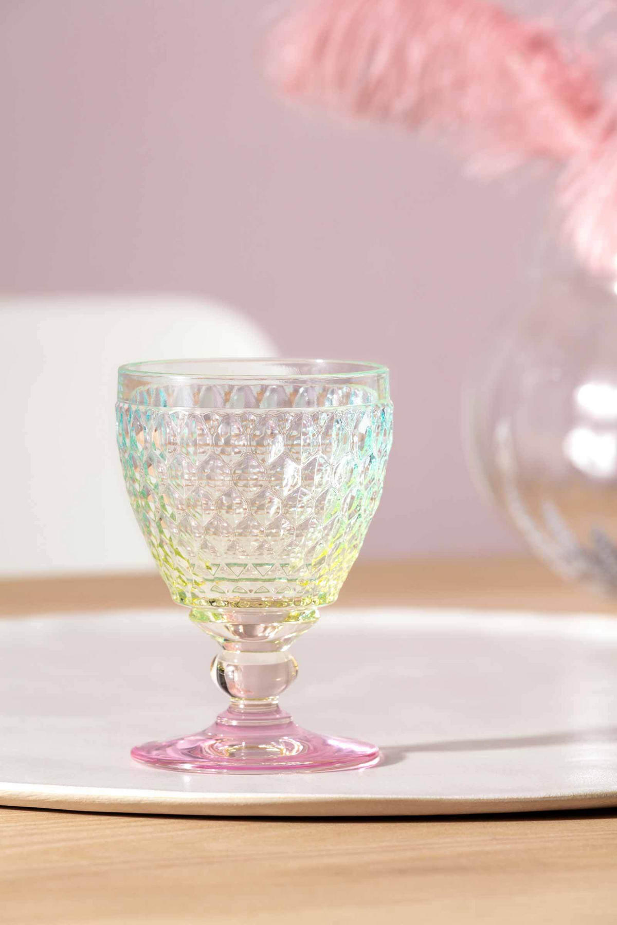 WEISSWEINGLÄSER Boston Pearl bunt 125 ml 4er Set - Multicolor, Glas (0.125L) - Villeroy & Boch