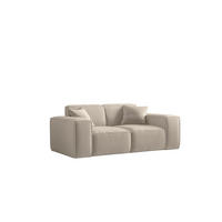 SOFA Celes Premium 2-sitzer Opera Velvet - Beige, Holzwerkstoff/Textil (186/73/88cm) - Fun Möbel