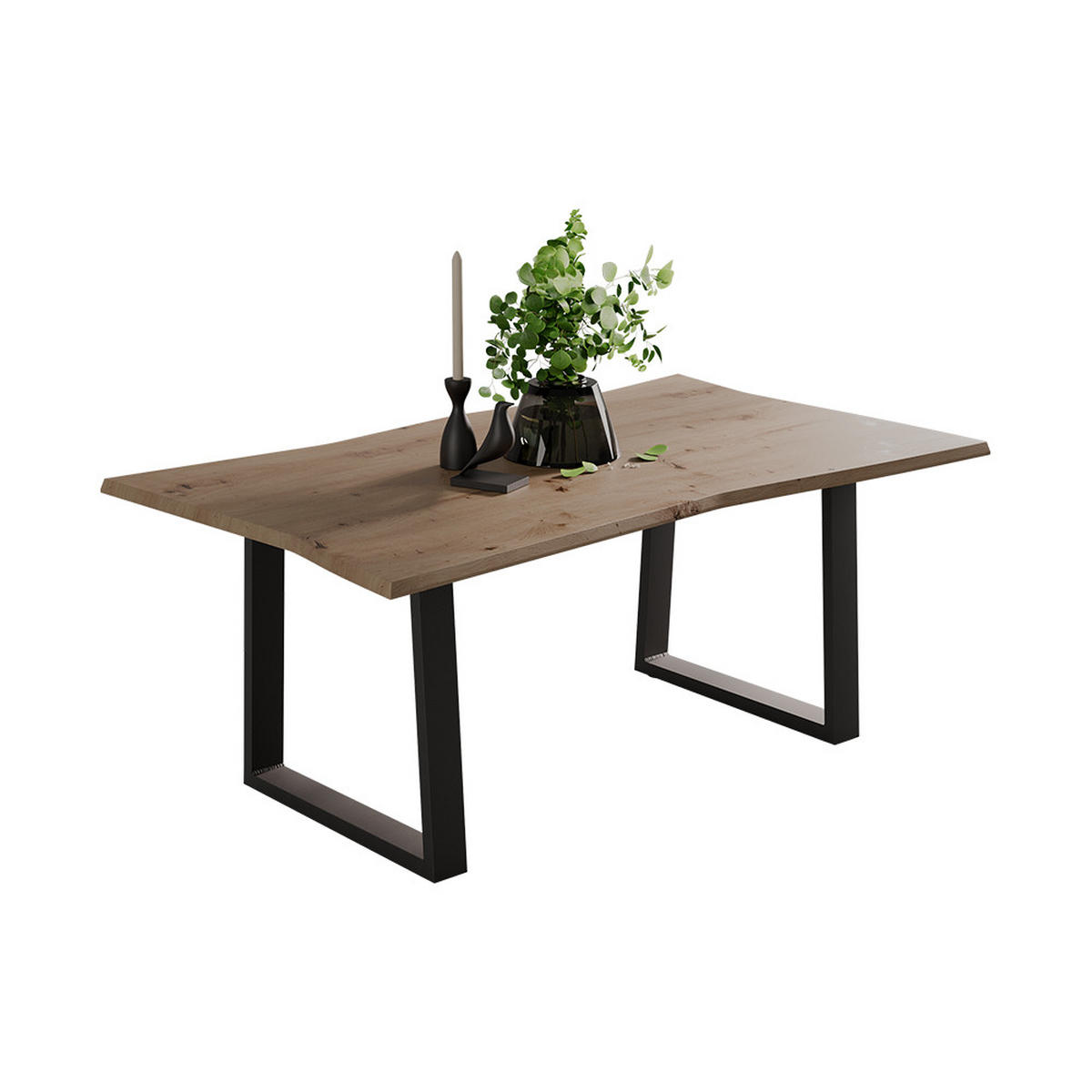 COUCHTISCH Yan Artisan 100 x 60 cm - Hellgrau, Holzwerkstoff (60/100/40cm) - Vicco