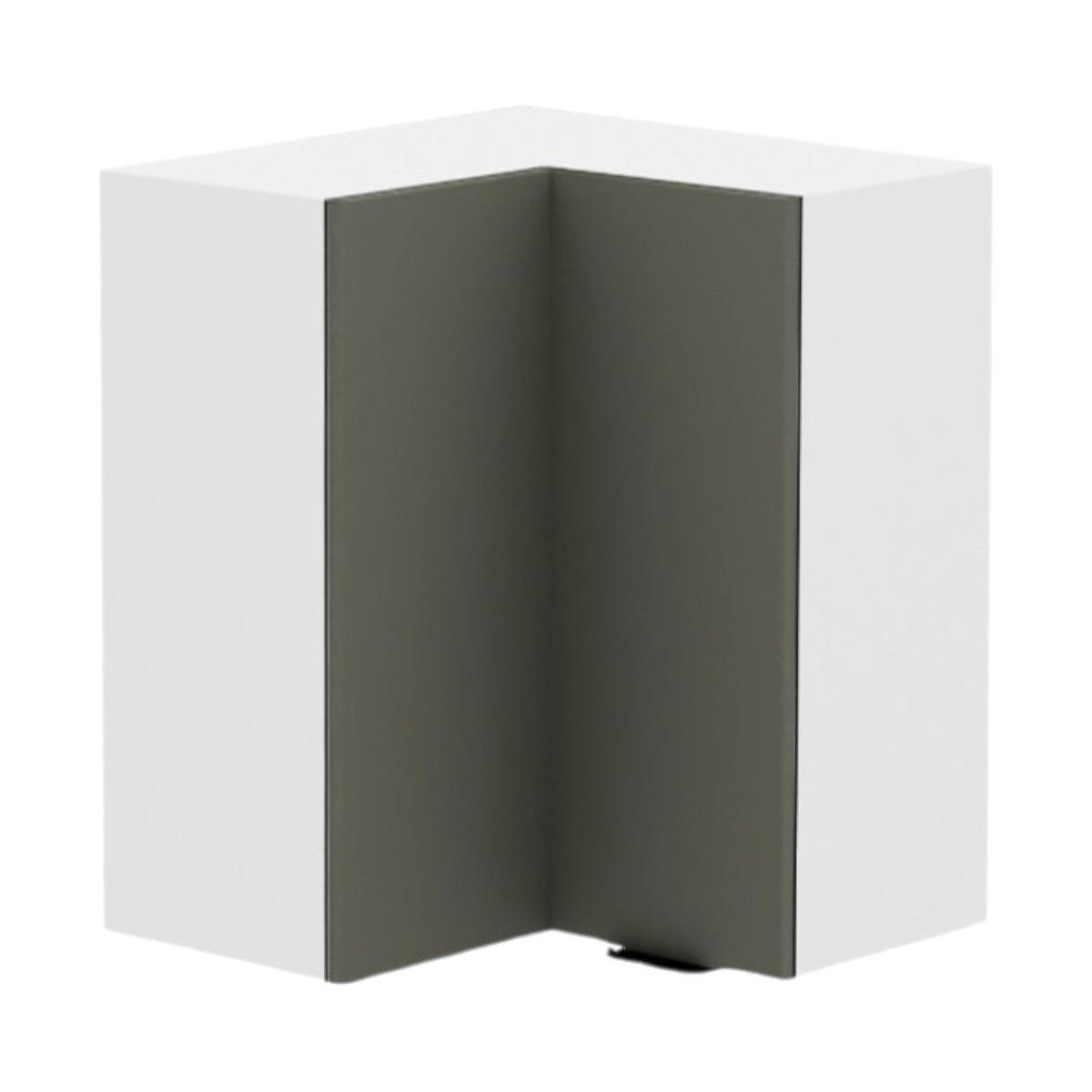 ECKHÄNGESCHRANK – 60 cm – KU-WN60 – Lunara – Dunkelgrau - Dunkelgrau, Holzwerkstoff (60/72/60cm) - hi-markt