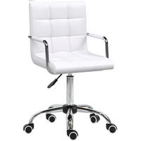 DREHSTUHL 50/84/65 cm Weiß aus PVC höhenverstellbar - Weiß, Kunststoff (54/99/52.5cm) - OKMYHOME