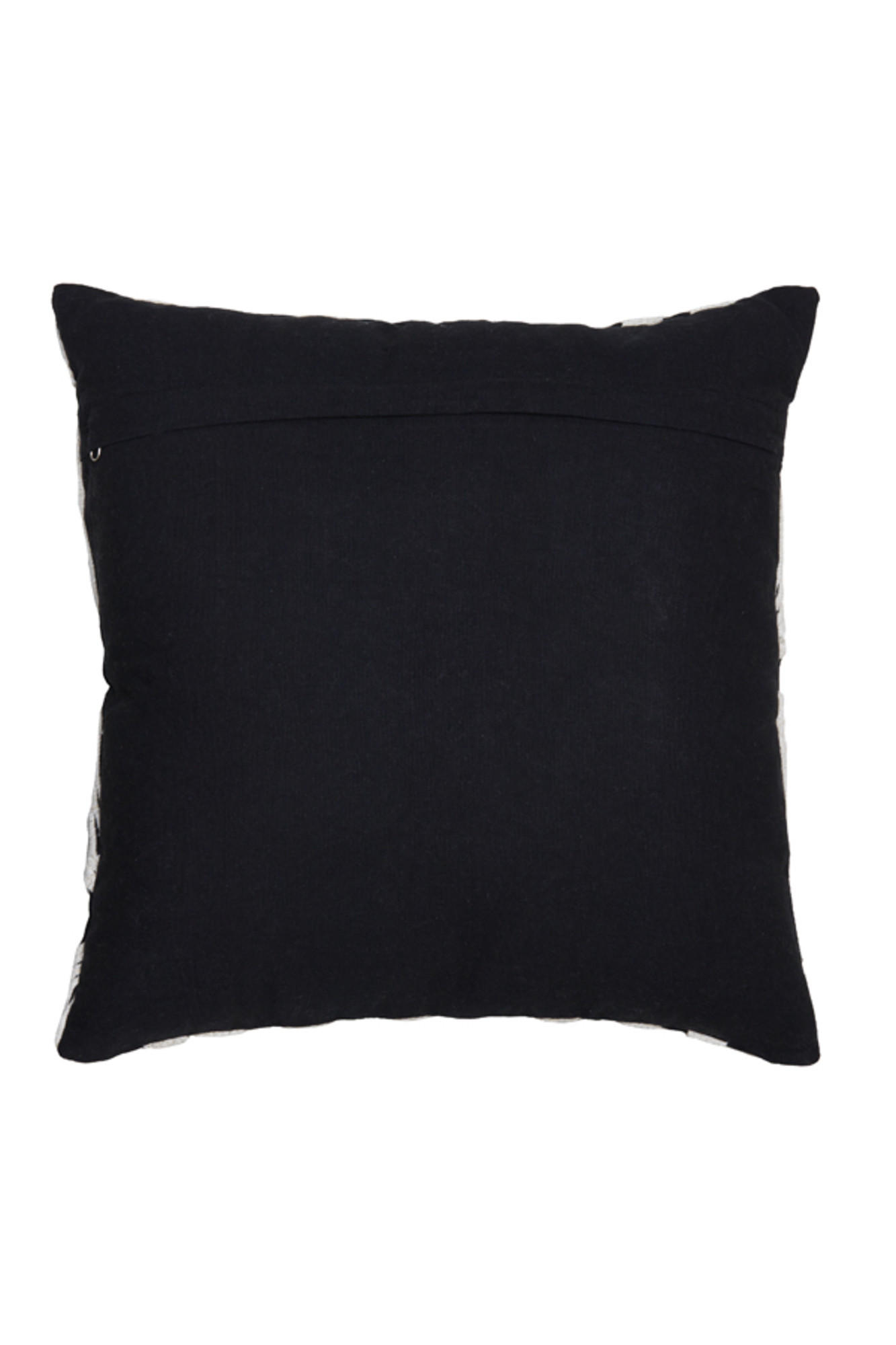 DEKOKISSEN Oshawa Schwarz 45/45/10 cm - Schwarz, Textil (45/45cm) - Light & Living