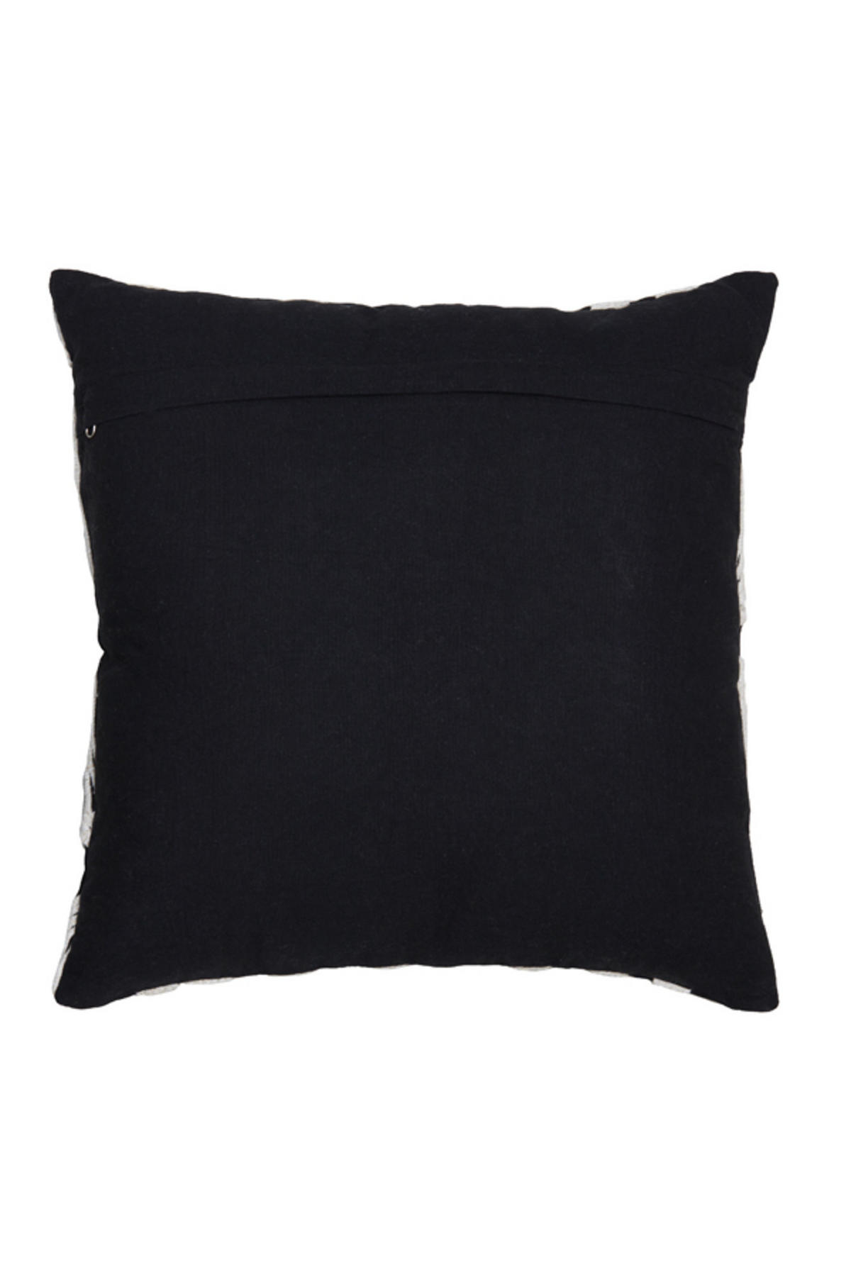 DEKOKISSEN Oshawa Schwarz 45/45/10 cm - Schwarz, Textil (45/45cm) - Light & Living