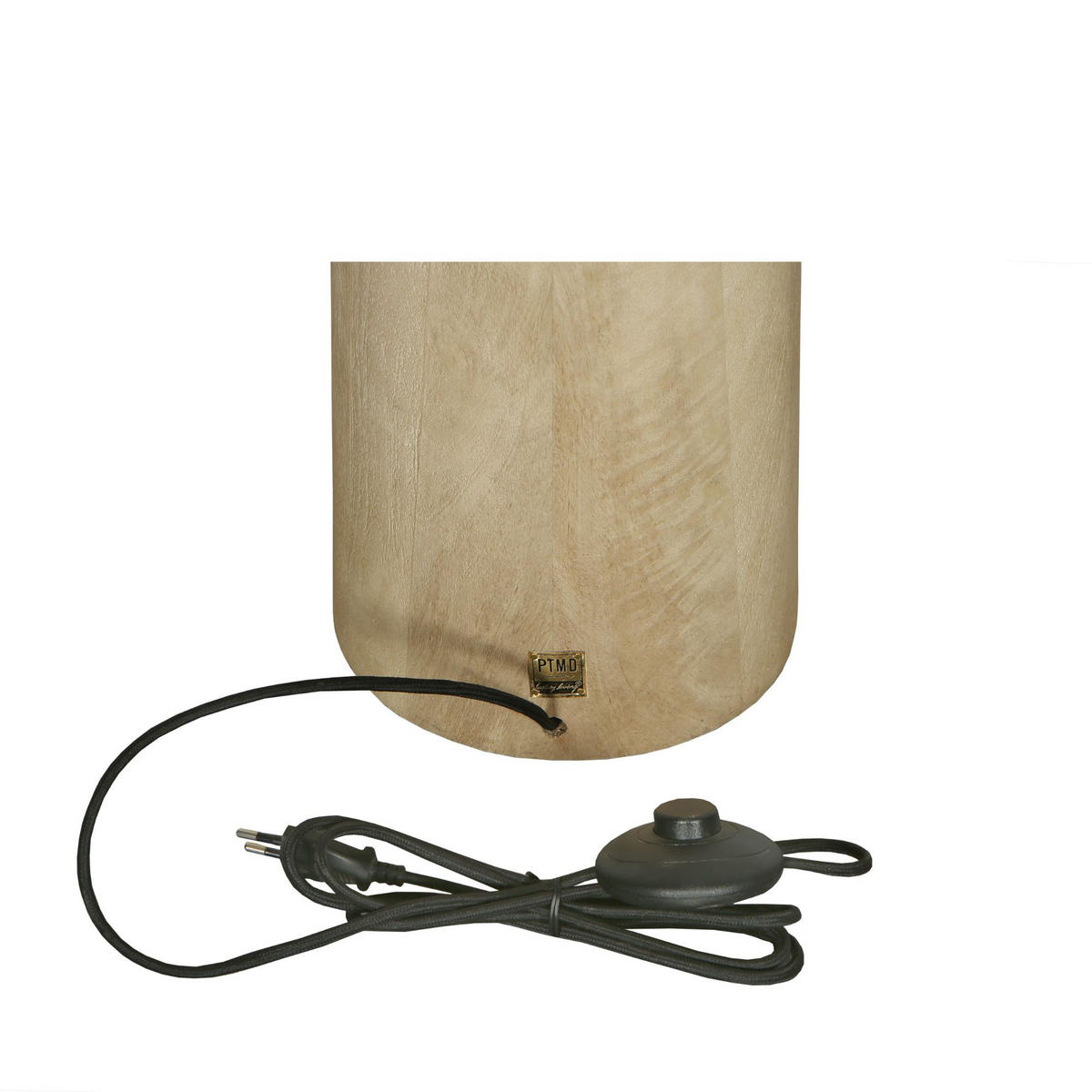 STEHLAMPE Elaine Beige 20/20/130cm - Beige, Holz (20/20/130cm) - PTMD Collection