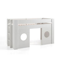 HOCHBETT Karella 215x120x96 aus MDF in Weiß - Weiß, Holzwerkstoff (90/200cm) - 58aufmkessel