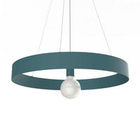 HÄNGELEUCHTE - Blau, Metall (60/60/6cm) - Lumicom