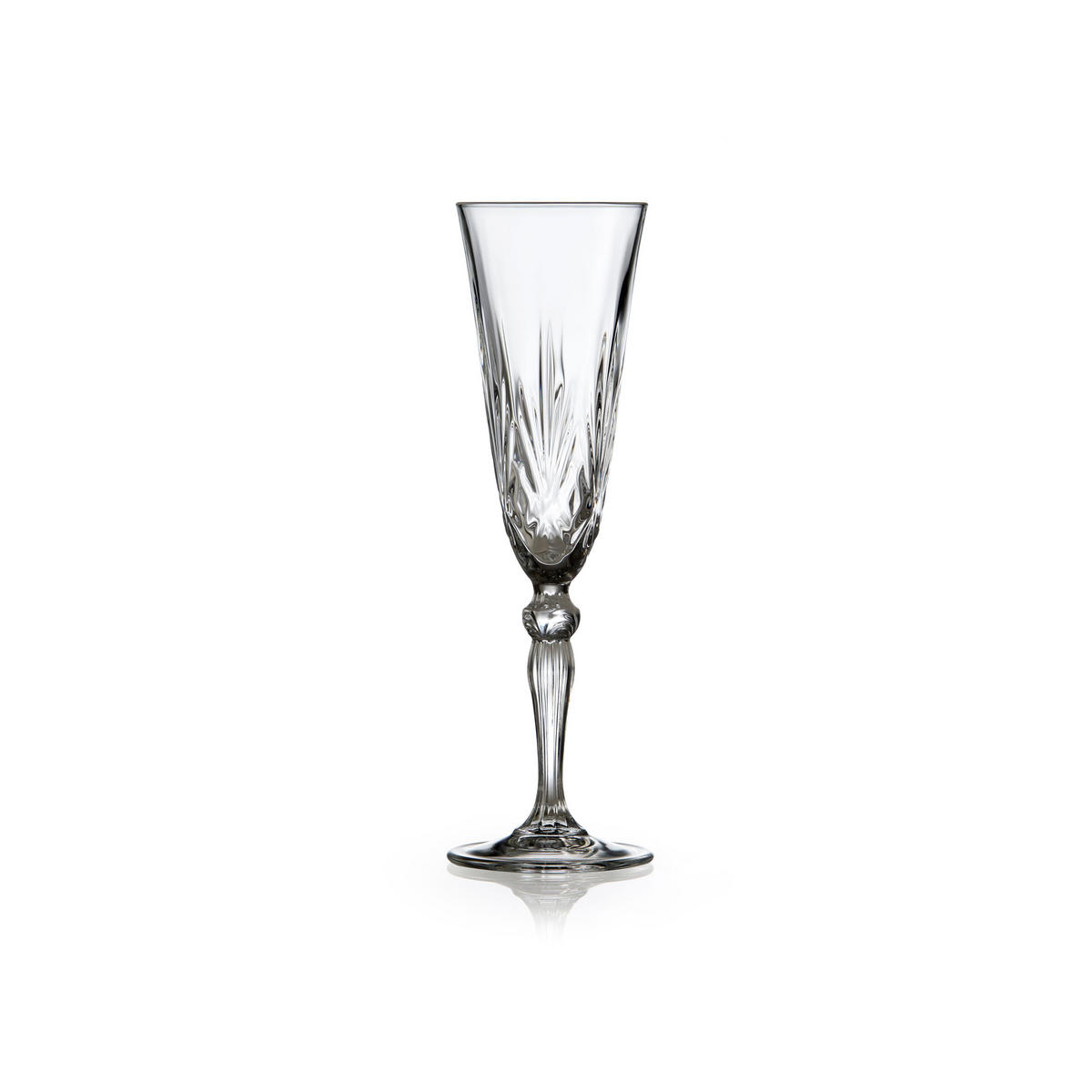 CHAMPAGNERGLAS Melodia 4er Set, Kristallglas, Klar, 160 ml - Transparent, Glas (0.16L) - Lyngby Glas