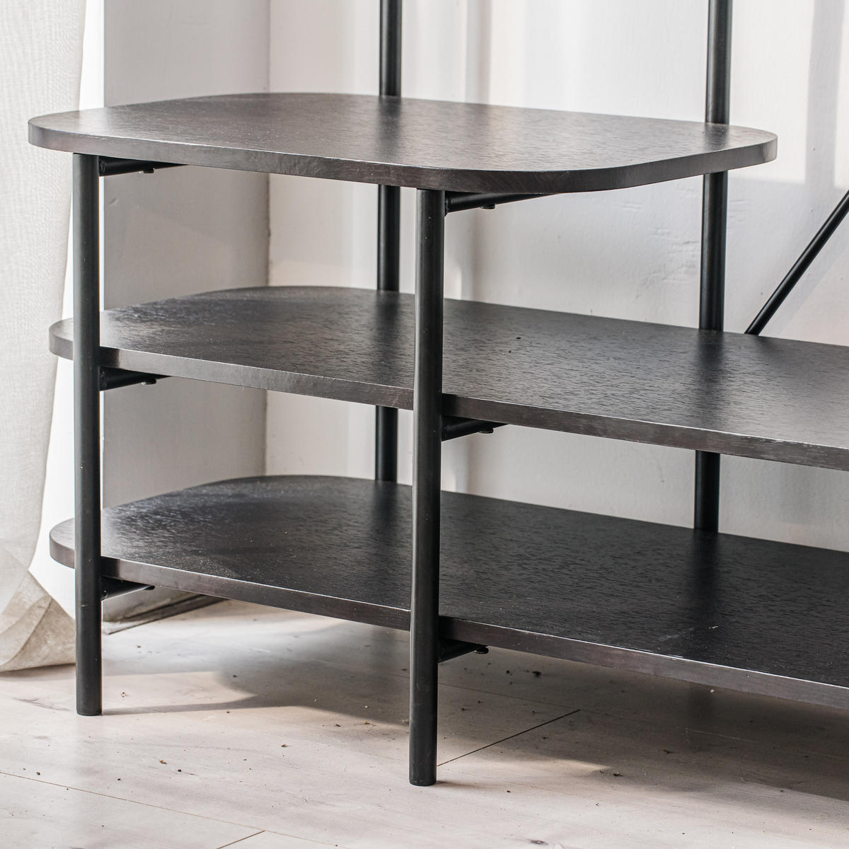 GARDEROBE Metall Schwarz - Schwarz, Metall (100/165/40cm) - Nordlys